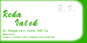 reka valek business card